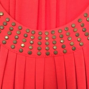 NWOT/MICHAEL KORS Orange Blouse.